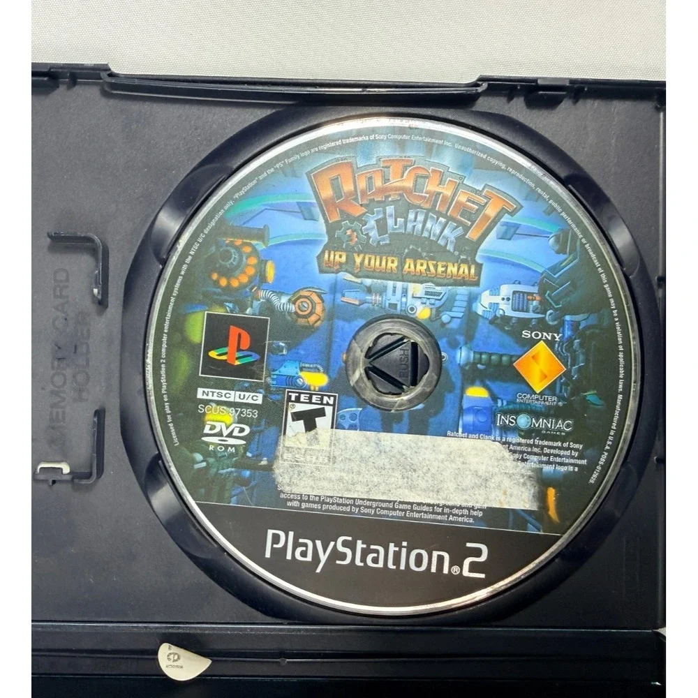 Ratchet And Clank Up Your Arsenal PS2 Sony PlayStation 2 Disc Only SCUS-97353
